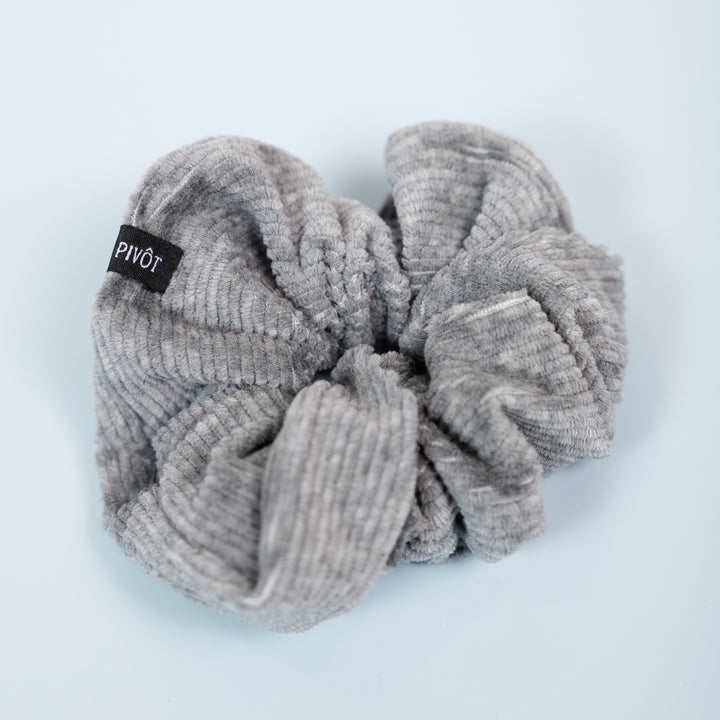 HAIR SCRUNCHIE GRAY